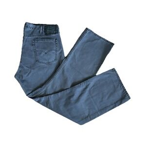 Levi 514 Men's Faded‎ Black Jeans Size 40x32